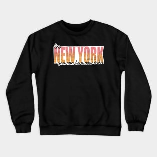 In New York Pink Crewneck Sweatshirt